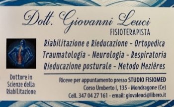 Dott. Giovanni Leuci Fisioterapista