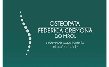 Dott.ssa Federica Cremona, Osteopata