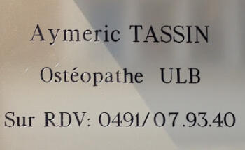 TASSIN osteopath Aymeric
