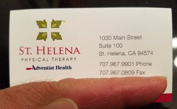 St Helena Physical Therapy Center