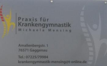 Praxis für Krankengymnastik Michaela Mensing