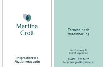 Martina Groll Heilpraktikerin, Physiotherapeutin
