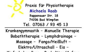 Praxis für Physiotherapie Michaela Raab