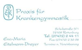 Eva Maria Eitelmann-Dreyer - Praxis für Krankengymnastik