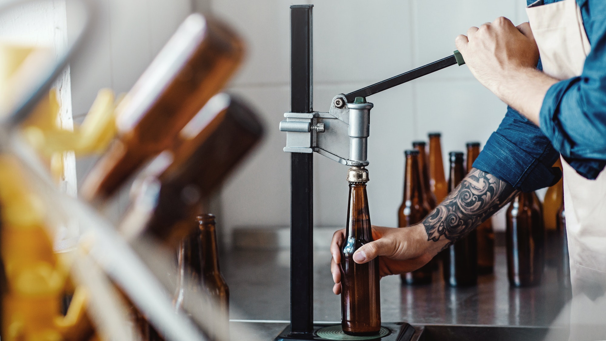 Mejor material para envasar cerveza.