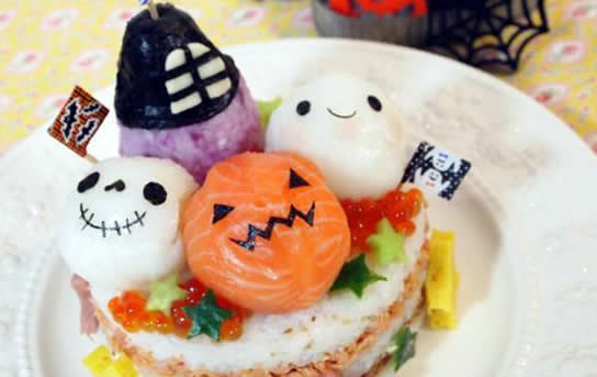 Sushi para halloween, o cómo disfrutar de una deliciosa y terrorífica cena