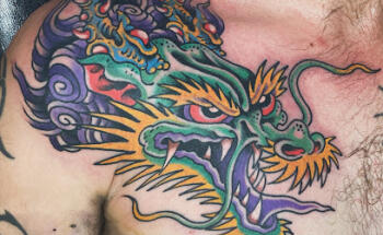 Chalky tattoo