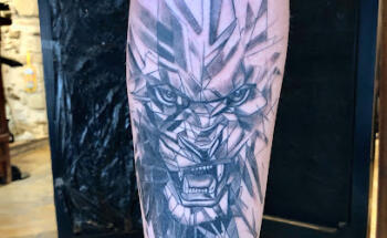 Electric Red Tattoo by Goussa