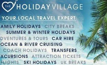 Rebecca at the holiday village