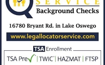 Legal Locator Service & TSA PreCheck Enrollment Services