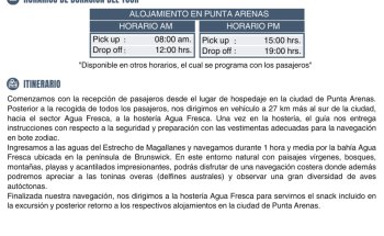 Turismo Agency Patagonia Chile.