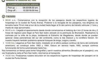 Turismo Agency Patagonia Chile.