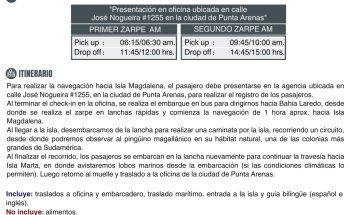 Turismo Agency Patagonia Chile.