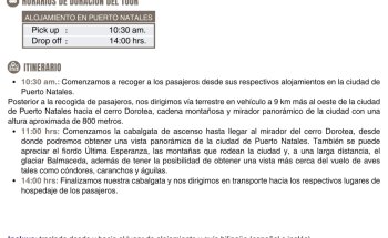 Turismo Agency Patagonia Chile.