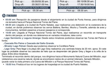 Turismo Agency Patagonia Chile.