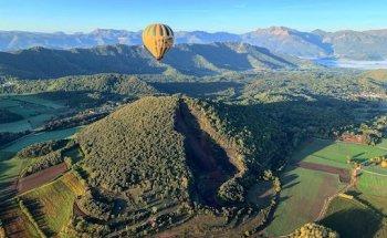 Vol de Coloms - Volar en globo en la Garrotxa
