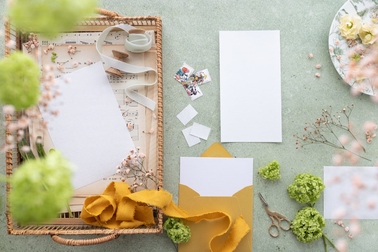 En esta fotografía, vemos el proceso de elaboración de un regalo personalizado